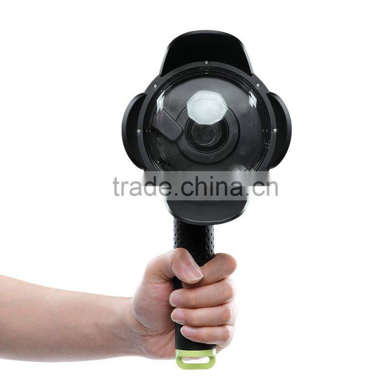 NEW SHOOT dome for Xiaoyi Sports Camera Underwater+ Float Monopod+ Shoot Pouch