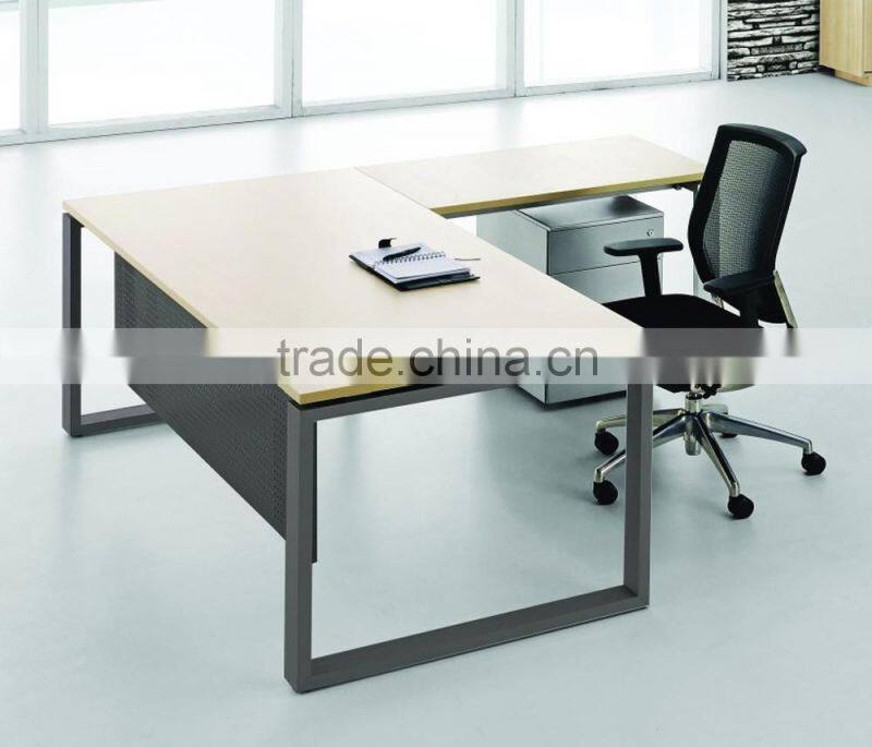 indonesia furniture comfortable particle board manager office desk (SZ-OD327)