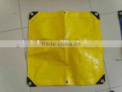 1100d yellow laminate sheet reinforced tarpaulin