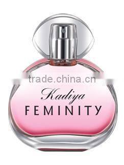 Elegant Empty Glass Perfume Bottle