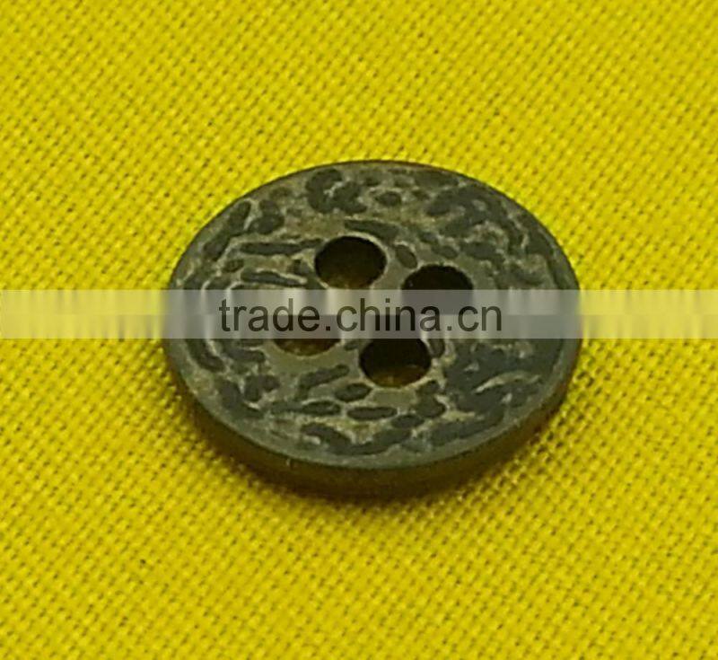 Fancy 4 holes Metal Sew-on Button --- MS1033