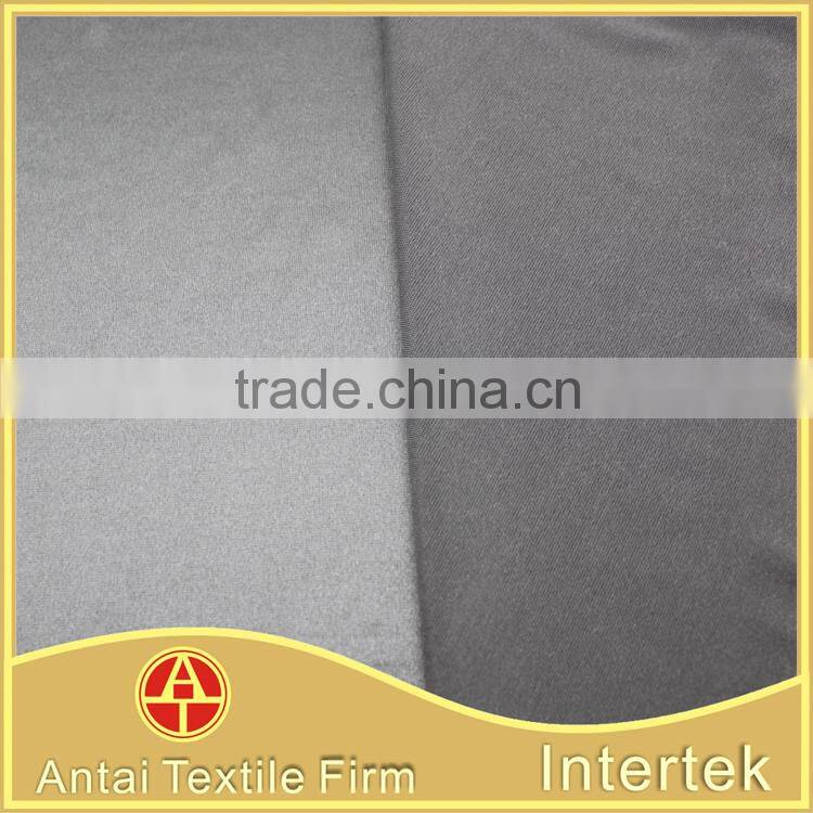 New design shiny knitted high elastane nylon satin softextile fabric material
