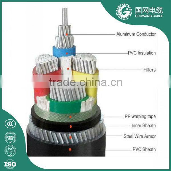 5x25mm2 power cable/pvc electric cable/underground power cable