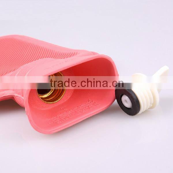 Fashion Natural Rubber Hot Water Bottle With Cover