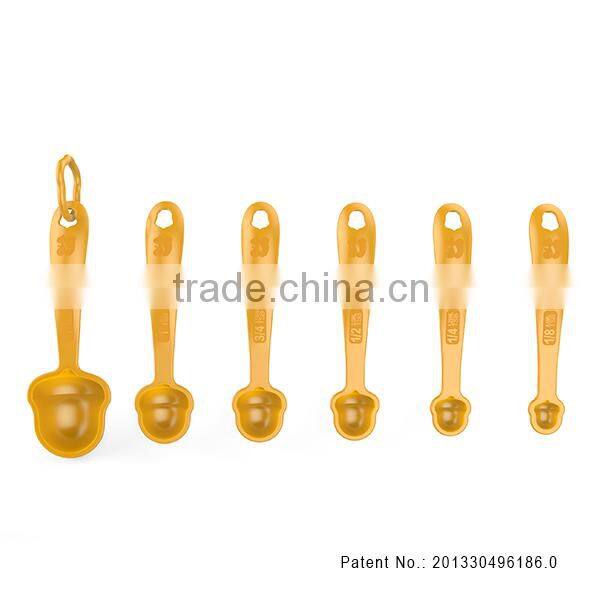 Pinecone Shape Plastic Measuring Spoon Set