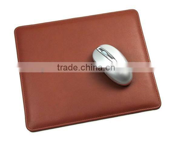 Fashion PU Leather Computer Mouse Mat Mouse Pad