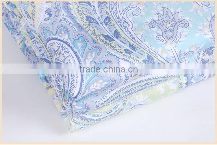 100% cotton Egyptian cotton tribute silk fabric 60s activity of printing and dyein fabric