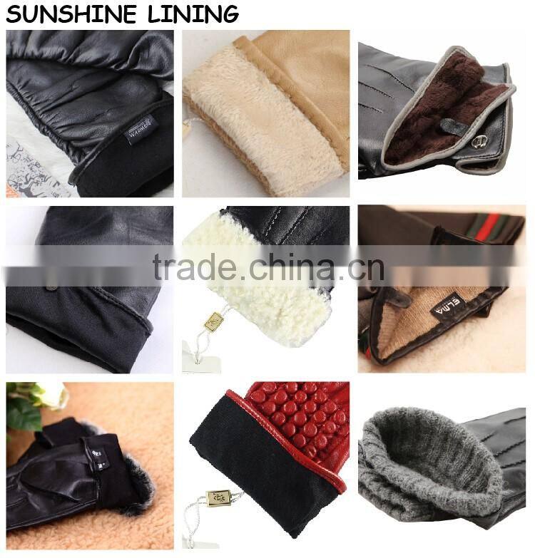 HIGH end online shop tight full grain goatskin beaded and lace leather winter glove