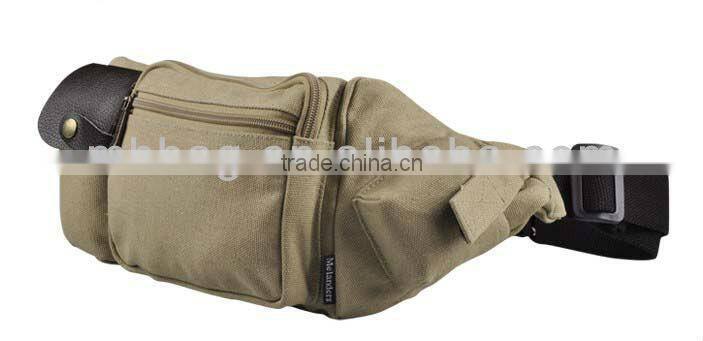 colored canvas waist bag