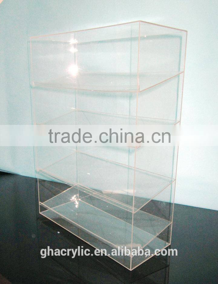 made in china customized size and shape clear acrylic packaging boxes