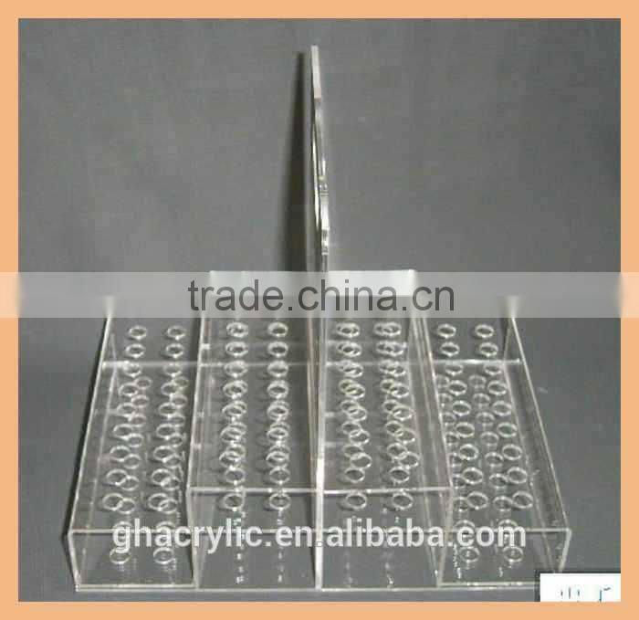transparent hot selling acrylic pen display rack for wholesale