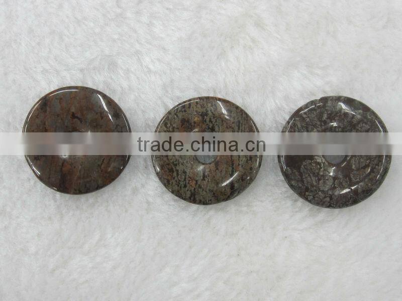 Wholesale different size Mahogany donut gemstone