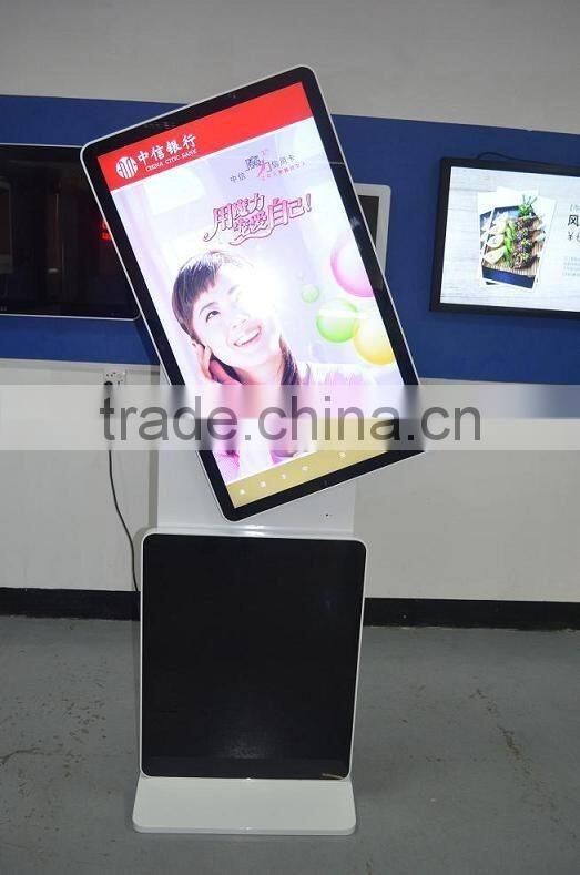 Good price 55 inch Floor standing kiosk all In One Advertising Player indoor