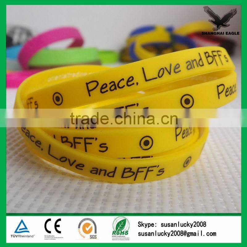 ABS Housings with Fabric Adjustable Strap Length RFID Waterproof Wristband with 13.56MHz Frequency