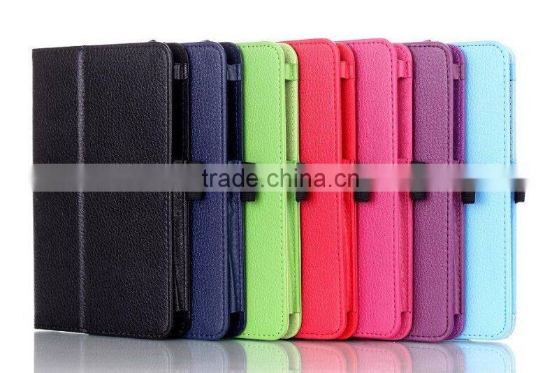 Hot Selling Ultra Slim 7 inch for Lenovo A3300 Tablet Folding Stand Cover Case
