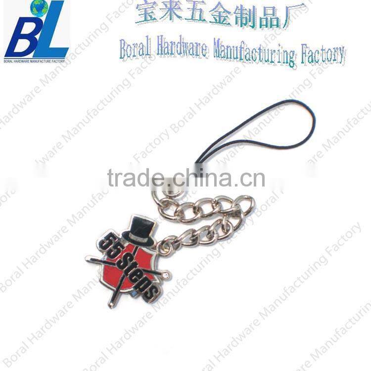 Enameled metal sword art online phone strap with chain