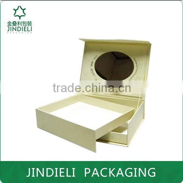 decorative printing paper beauty wooden cosmetic box packaging