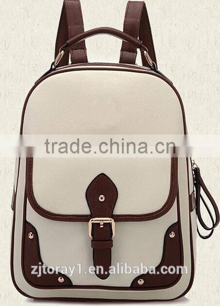 High Quality Wholesale Girls Leather School Bag