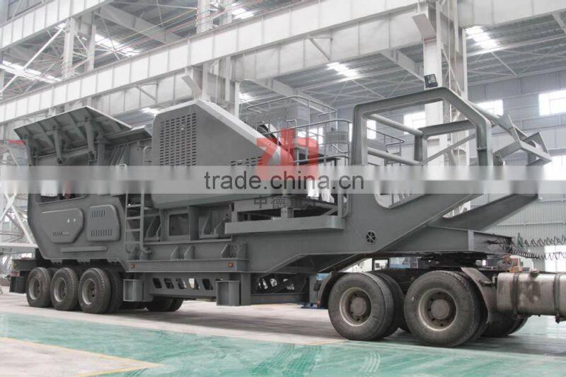 ZD1349E912 wheel mobile crushing station