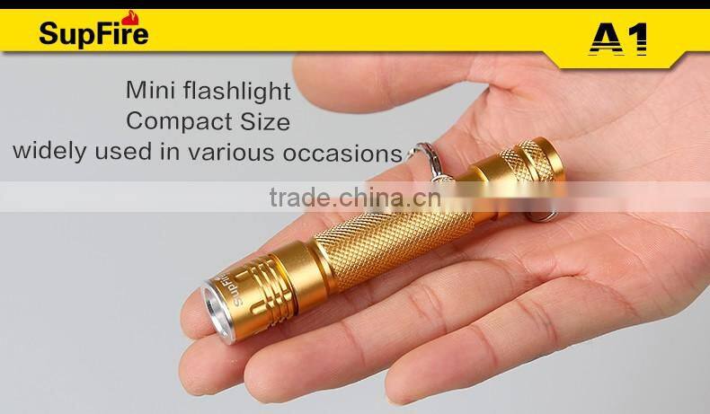 Supfire 20g gift mini keyring led flashlight