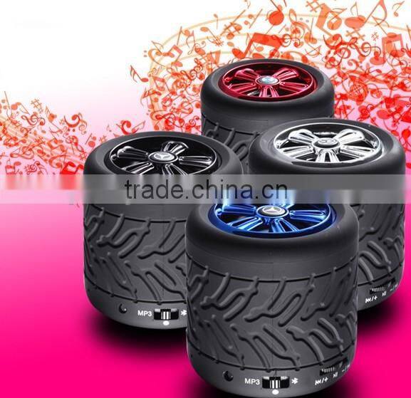 tire shaped vatop bluetooth speaker