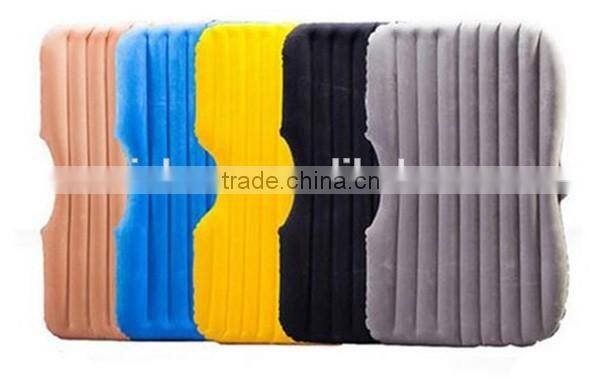 Inflatable Car Back Seat Air Bed Mattress with Pillow Travel Camping Family