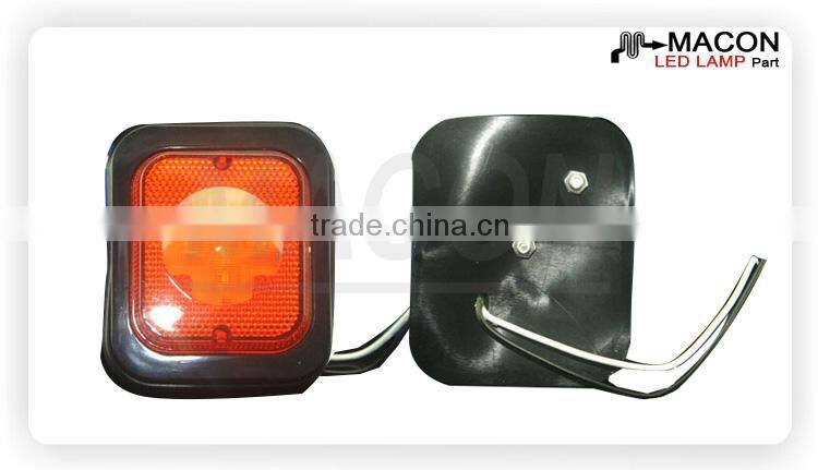 2.5" Oval 100%waterproof UV PC LED Truck Trailer Marker Lamps DOT appraval