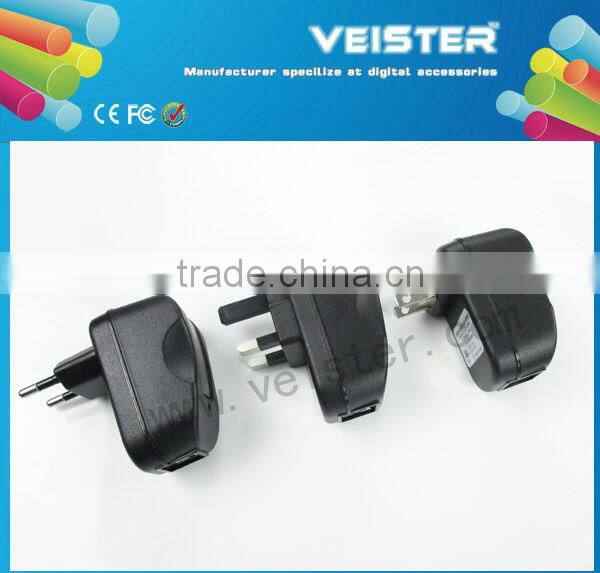 EU socket Multi Colour Wall USB Charger for Iphone,for Ipod