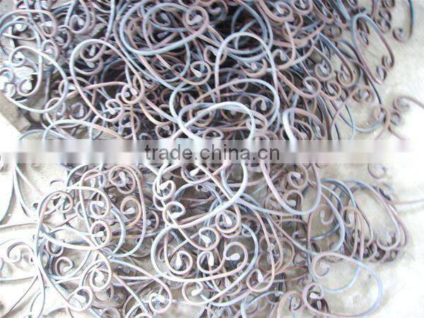 decorative wrought iron scroll panel