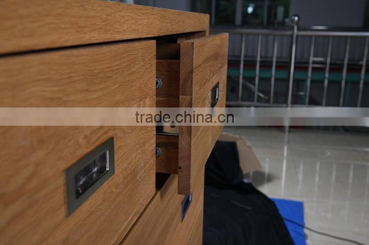 Simple Style oiled solid wood bathroom cabinet