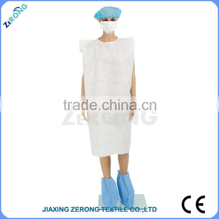 white Operation Sterilized Clothes disposable medical surgical gown with kniting sleeve
