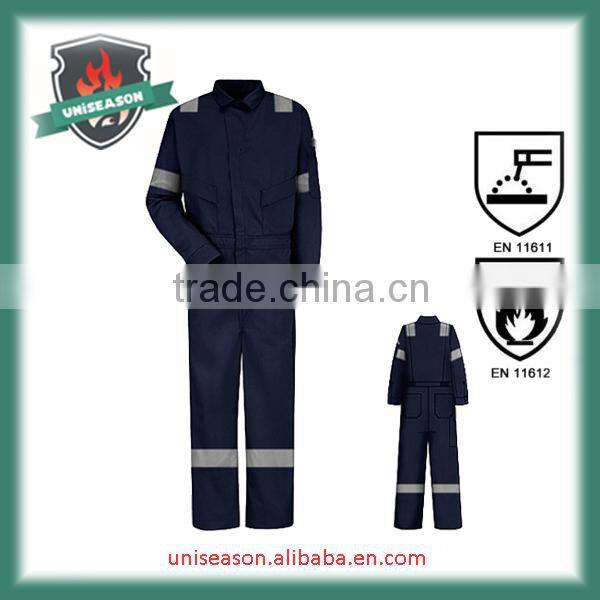 Flame retardant workwear aramid coverall for oil and gas