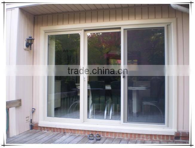 French double glazed PVC/UPVCserise patio sliding glass doors,sliding apartment doors, windows and doors