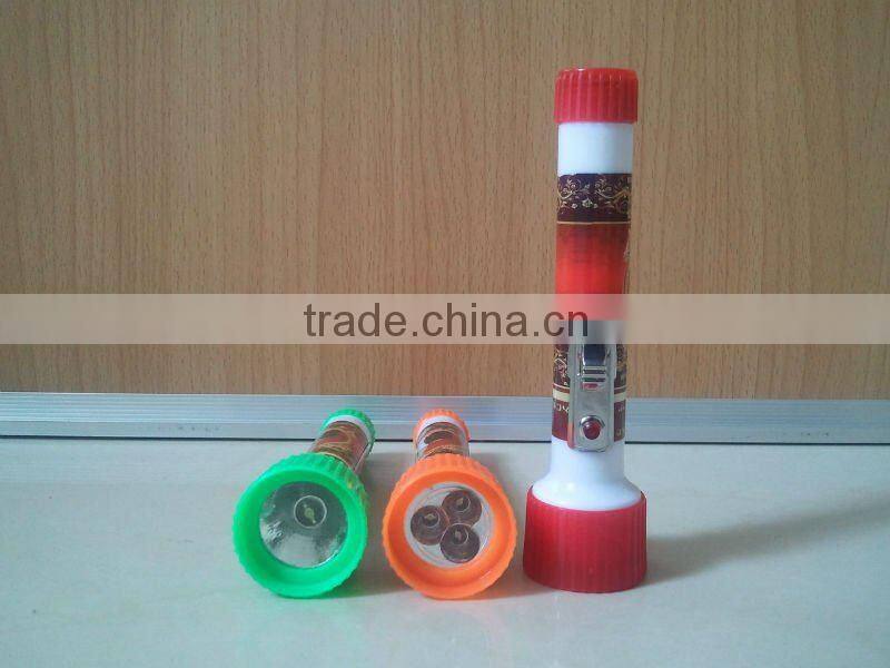 2013 Hot selling mini plastic torch from China