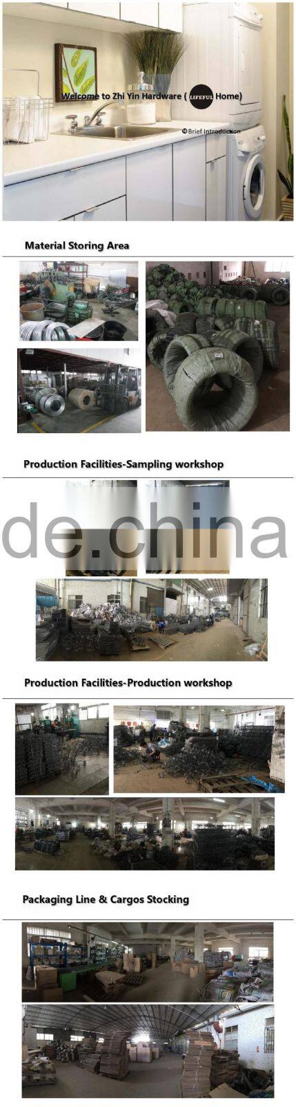 2-Tier Flat-Back Metal Basket/ metal wire