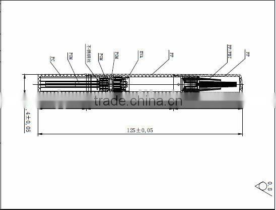 125A-B11 custom lip gloss packaging with hosepipe head
