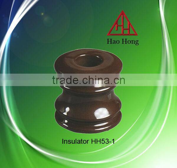 HAOHONG Hot Sale low voltage 53-1 Porcelain Insulator for low volate