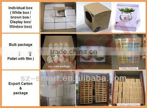 Round large painting plastic pot wholesale