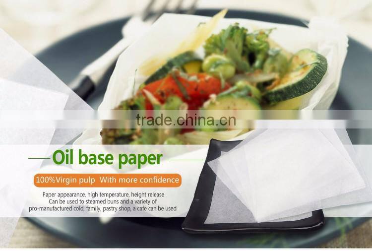 High quality heat resistant oil base paper basking paper food wrapping paper