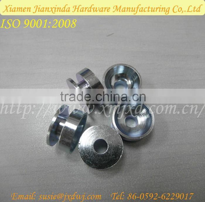 Steel Blue White Zinc round housing part