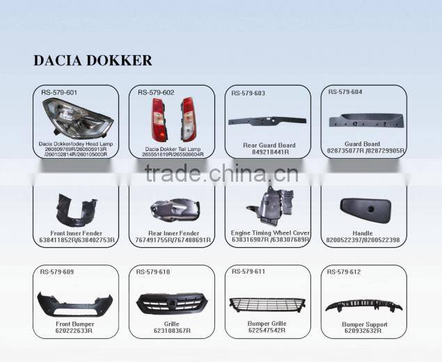 dacia dokker auto headlight 260605913R / 260105000R