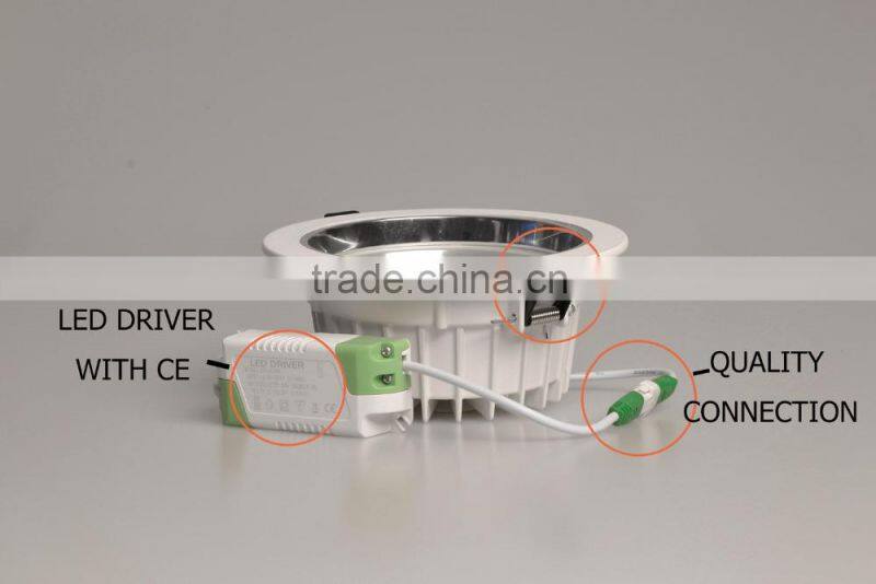 AC110V-265V LED Downlight 15w SMD5730 3000K-6500K Downlight 15w 74lm/W Using For Indoor Outdoor15w led downlight