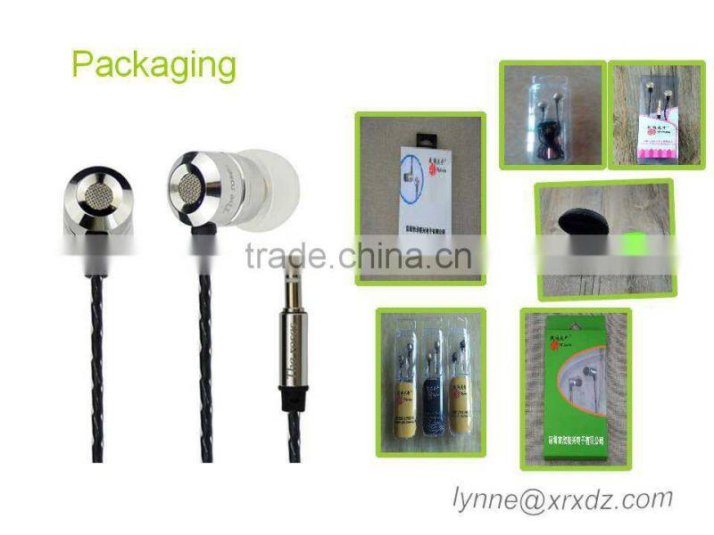 OEM Dynamic Drivers headphones with 10mm Driver Unit for Laptop Computer or Android Mobile Phone