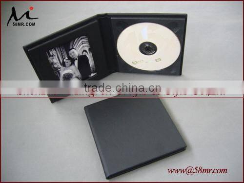 2015 Faux Leather DVD CD Box Holder Album,Black 3PS