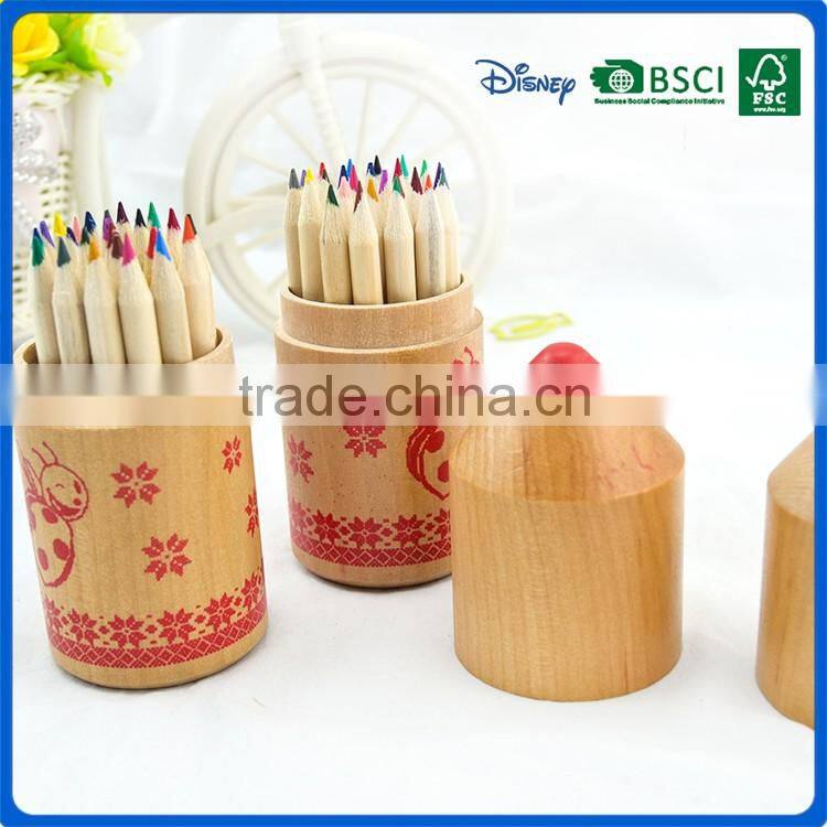 2016 new prducts 3.5 inch mini promotional colored pencil set for students gifts