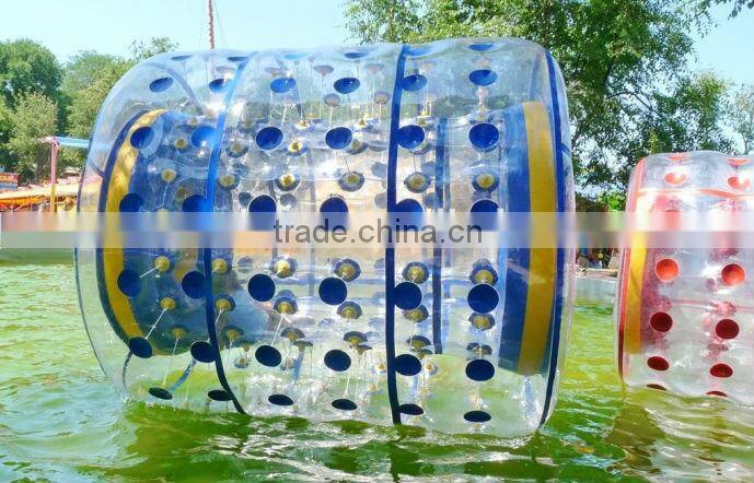 hot sale design colorful transparent inflatable Water Roller