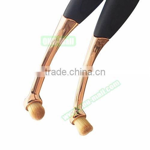 10Pcs/Set Beauty Toothbrush Shaped Foundation Power Eyebrow Eyeliner Lip Facial Makeup Oval Cream Brushes Makeup Tools