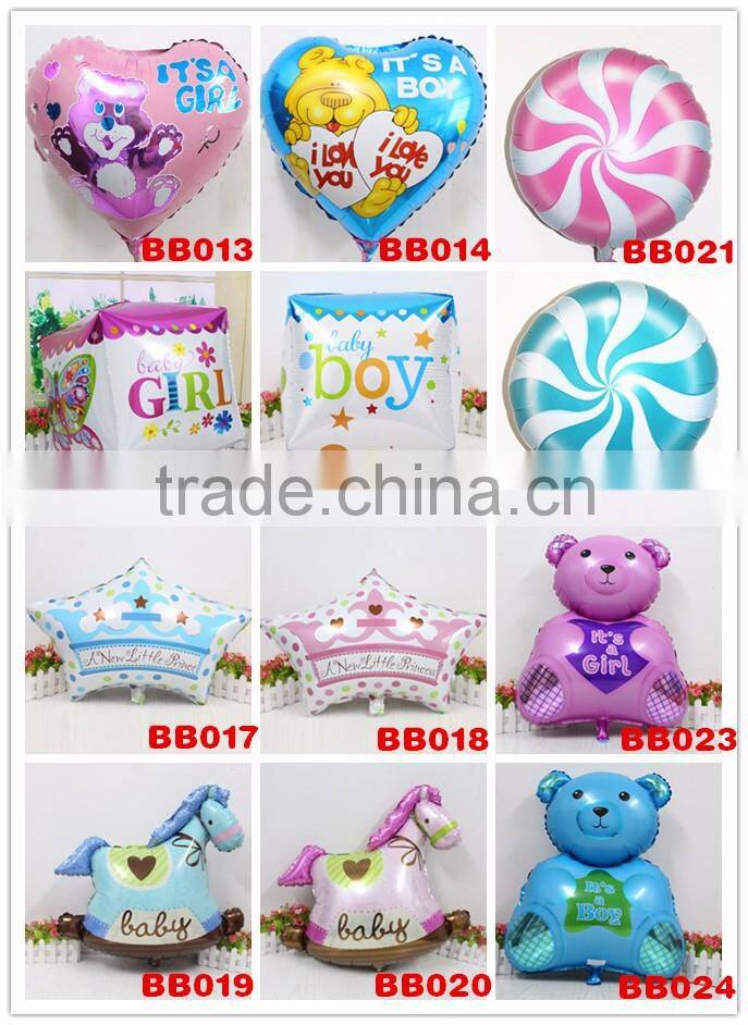 4 styles Princess Baby foil balloons birthday/shower party supplies ballons
