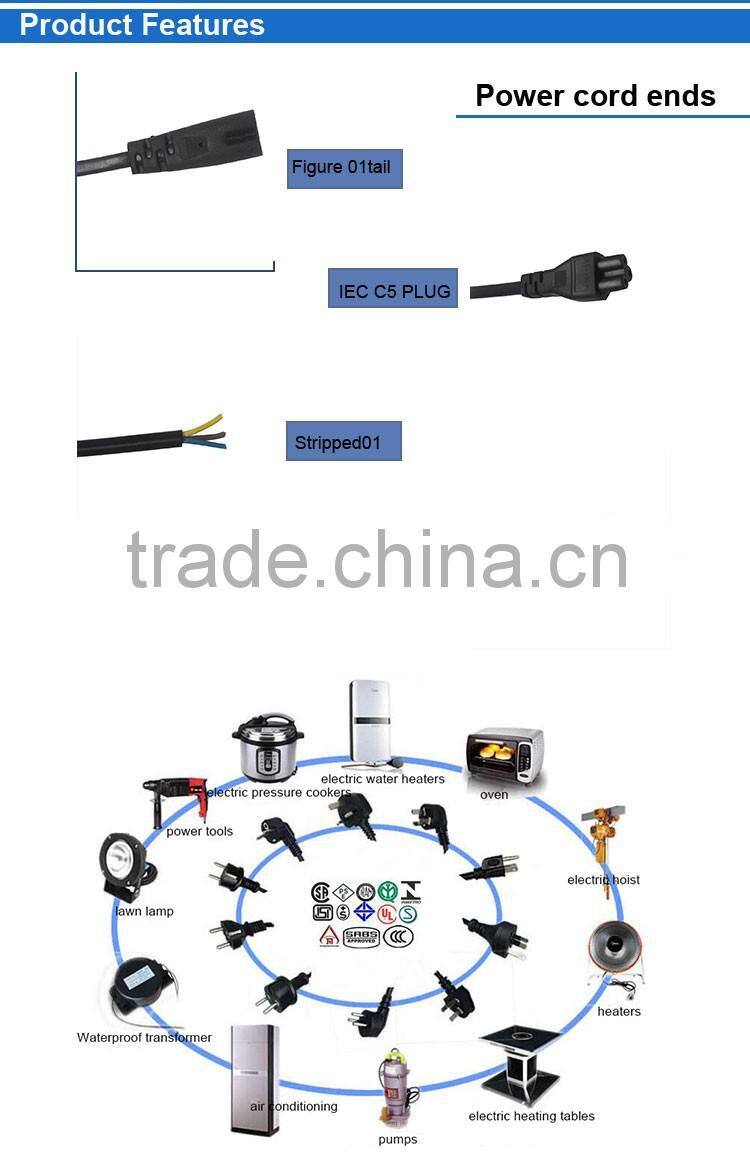 Trade Assurance Supplier Free Sample Pvc/Pe Pvc Tablet Power Cord