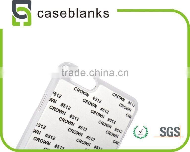 hot sale sublimation hard cover PC+aluminum safe phone case for iphone6